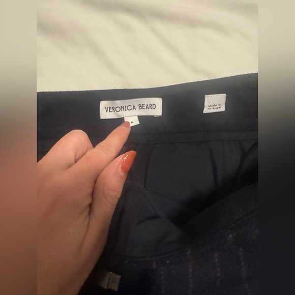 Veronica Beard Striped tonelli pants in size 4 - Picture 2 of 6